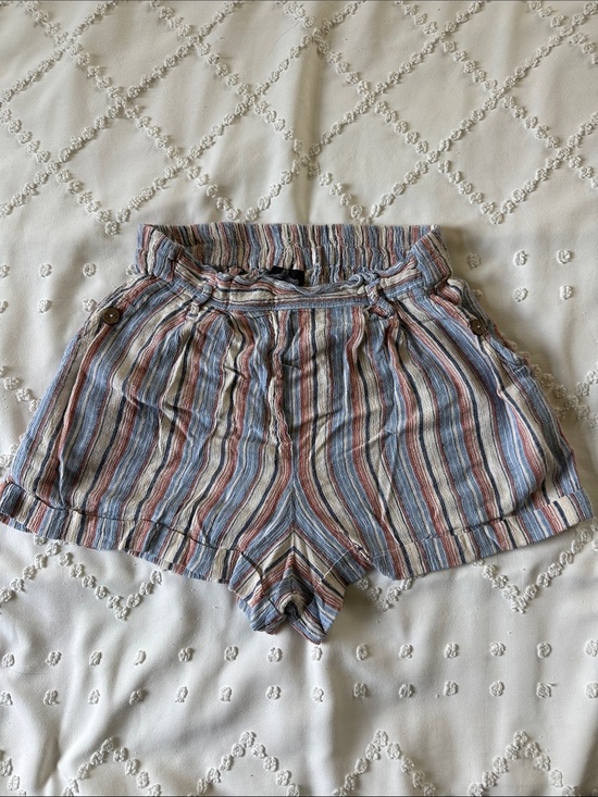 Angie Pants - Angie Striped Women’s Shorts Size Medium